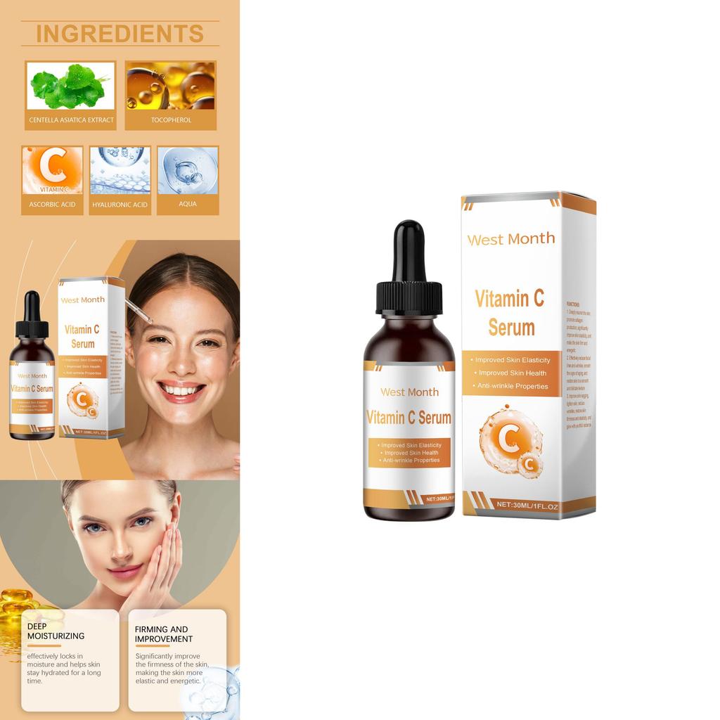 West Month Nourishing Facial Serum For Enhancing Elasticity And Brightening Skin
