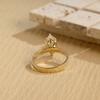 Marquise Cut Moissanite Engagement Ring, 3mm Width Solitaire Ring, Promise Ring, Anniversary, Birthday, Valentine’s Gift for Her