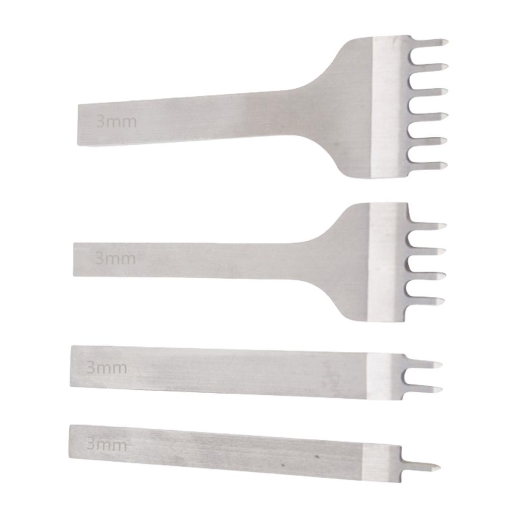 Steel Leather Hole Punch Craft Chisel Tool Leather Stitching Punch For Precise Punching And DIY Leatherworking Projects