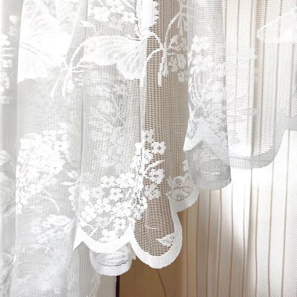 Short Kitchen Curtains Curved Half Curtain Fashion Window Curtain  Window Scarf