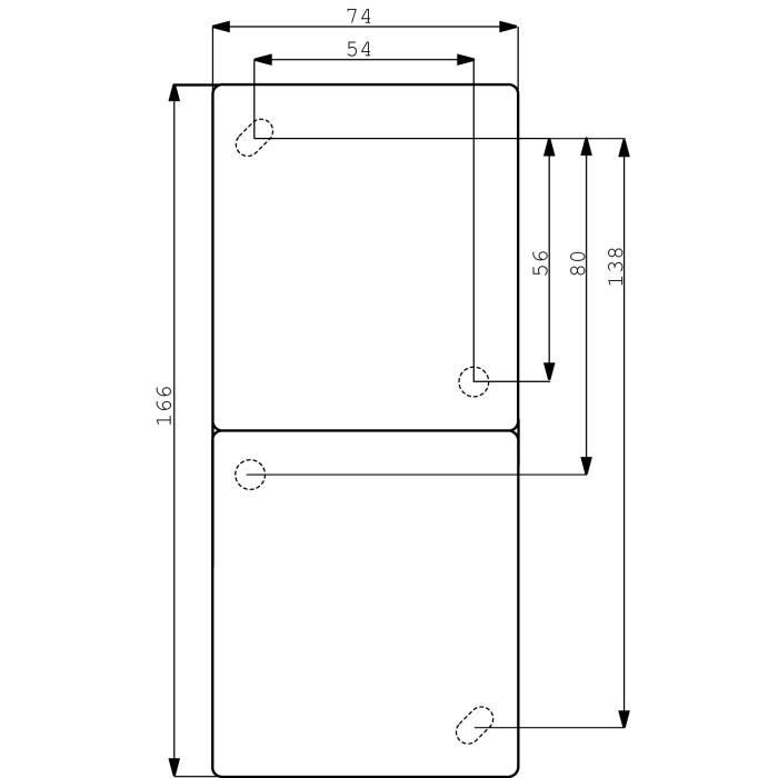 Prise multiple - BUSCH-JAEGER - 2084-0-0715 - 16 A - IP44 - Blanc