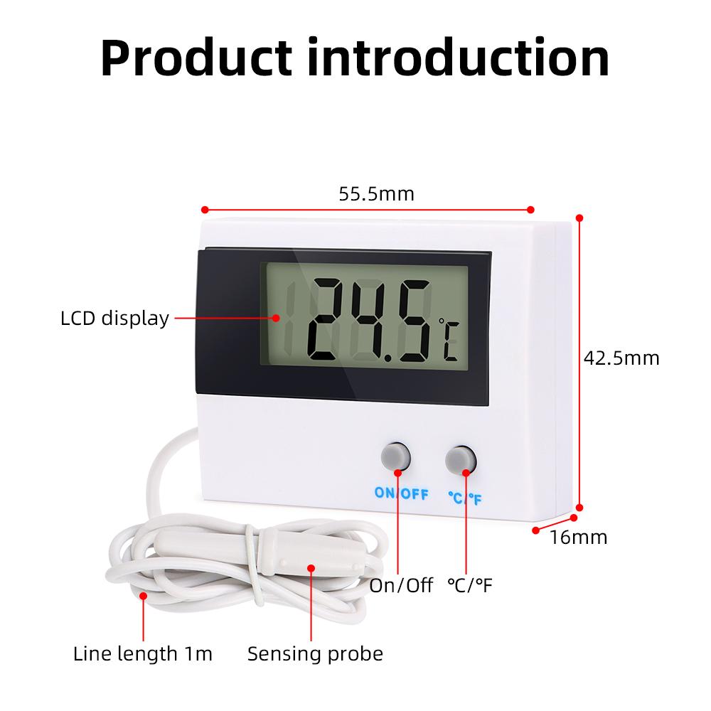 LCD Digital Indoor Thermometer Mini Digital LCD Indoor Convenient Temperature Sensor Meter Thermometer Gauge