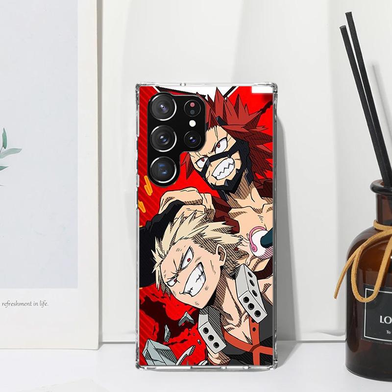 My Hero Bakugou Katsuki Phone Case For Samsung Galaxy Note 20 Ultra 10 Plus 9 8 M11 M12 M21 M30S M32 M51 M52 J4 J6 + J8 Art Fund