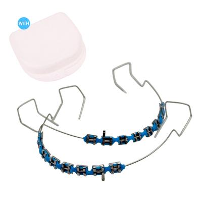 1 Pár Zubní Zámky Ortodontické Aparátky S Háčkem Zubní Dekorační Doplňky Kovové Dráty Barevné Ortodontické Ligatury