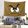 Goomba Face Tapestry Decoration Art Aesthetic Tapestries for Living Room Bedroom Home Wall Cloth Wall Hanging