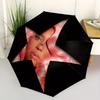 Beyoncé Automatic Folding Umbrella with Sturdy Iron Frame, Portable Compact Travel Umbrella All-Season Use Parties 0807080