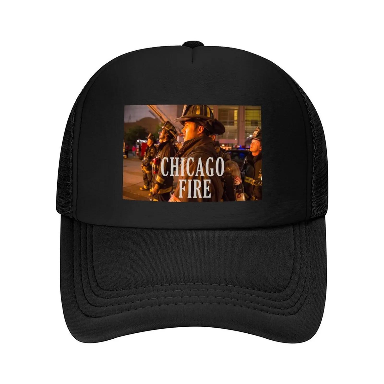 Chicago Fire Fighters Baseball Cap cute Trucker Cap Sunhat New In Hat Caps Women Unisexs