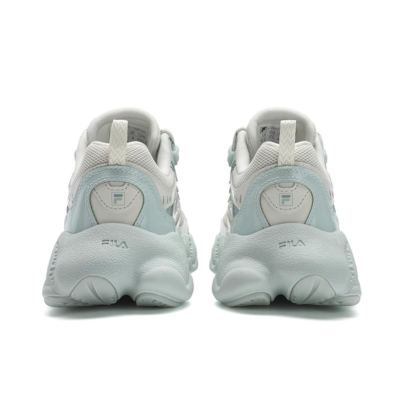 New FILA FERN 2 Abrasion Resistant, Breathable, Lightweight Low Top Casual Shoes Women's White Green F12W531129FGS