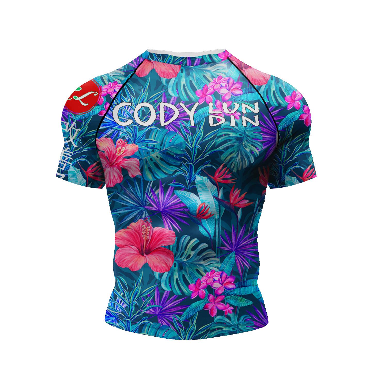

2026 Men s 3D Print Breathable Short Sleeve Sweat-Wicking Fitness T-Shirt M