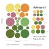 Colorful Polka Dot Stickers for Kids' Journals and DIY Albums
