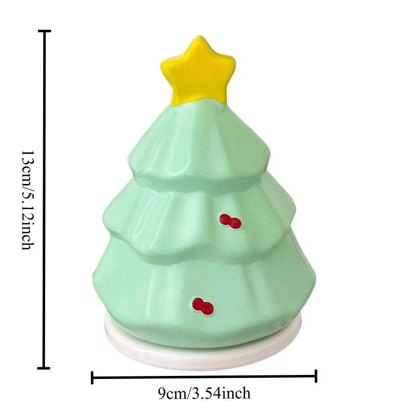 1Pcs Creative Christmas Tree Toothpick Holder High-end Desktop Decoration Ornament High-value Cotton Swab Atmosphere