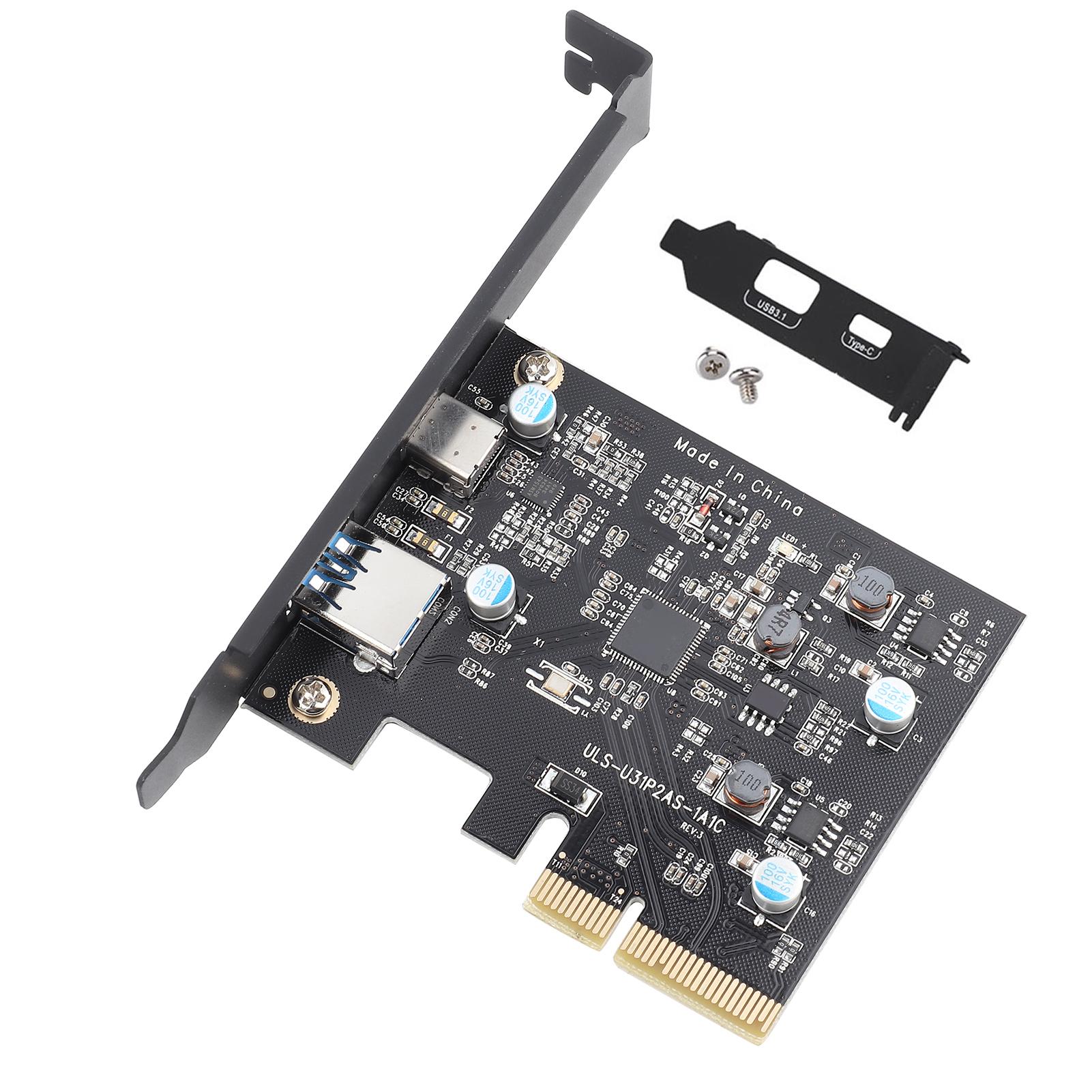 

10Gbps Type A & Type C Port PCI Expansion Controller Card Adapter