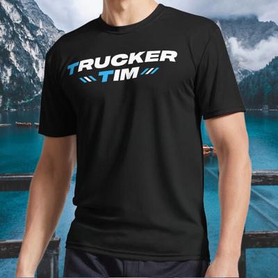 Nuova Maglietta Trucker Tim Merch Logo Trucker Tim Maglietta Attiva Divertente Taglia da S a 5XL