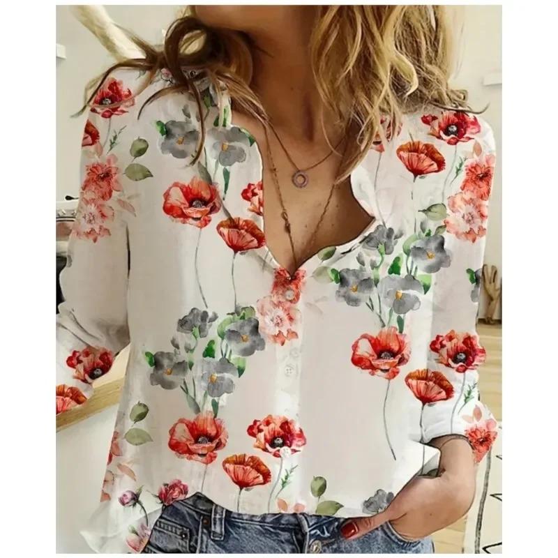 Elegante Damen-Oberteile mit Leopardenmuster Langarmshirt Schwarz Weiß Floral Modisch Persönlichkeit Trendiges Shirt Damen Freizeitstil