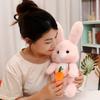Adorable Plush Bunny Stuffed Animal Toy Ultra Soft Cuddly Rabbit Pillow Gift