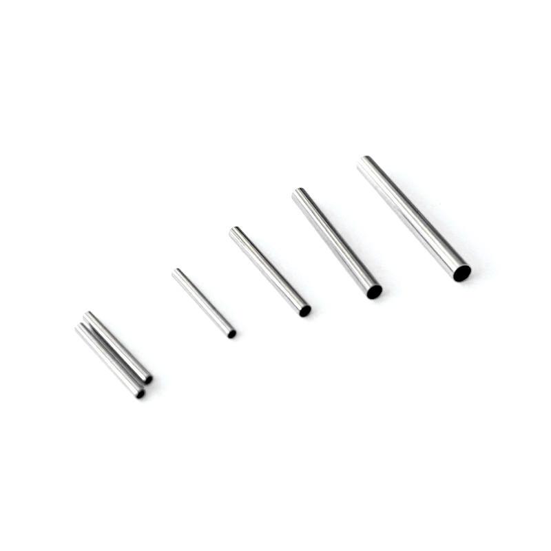 Stainless Steel Pass-through Tube Bracelet Connector Simple Handmade Hollow Designer Tube Necklace Beading DIY Jewelry Findings