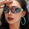 Designer Sunglasses Women Punk Y2K Anti-glare Sun Glasses European American Style UV Protection Fashion Eyewear