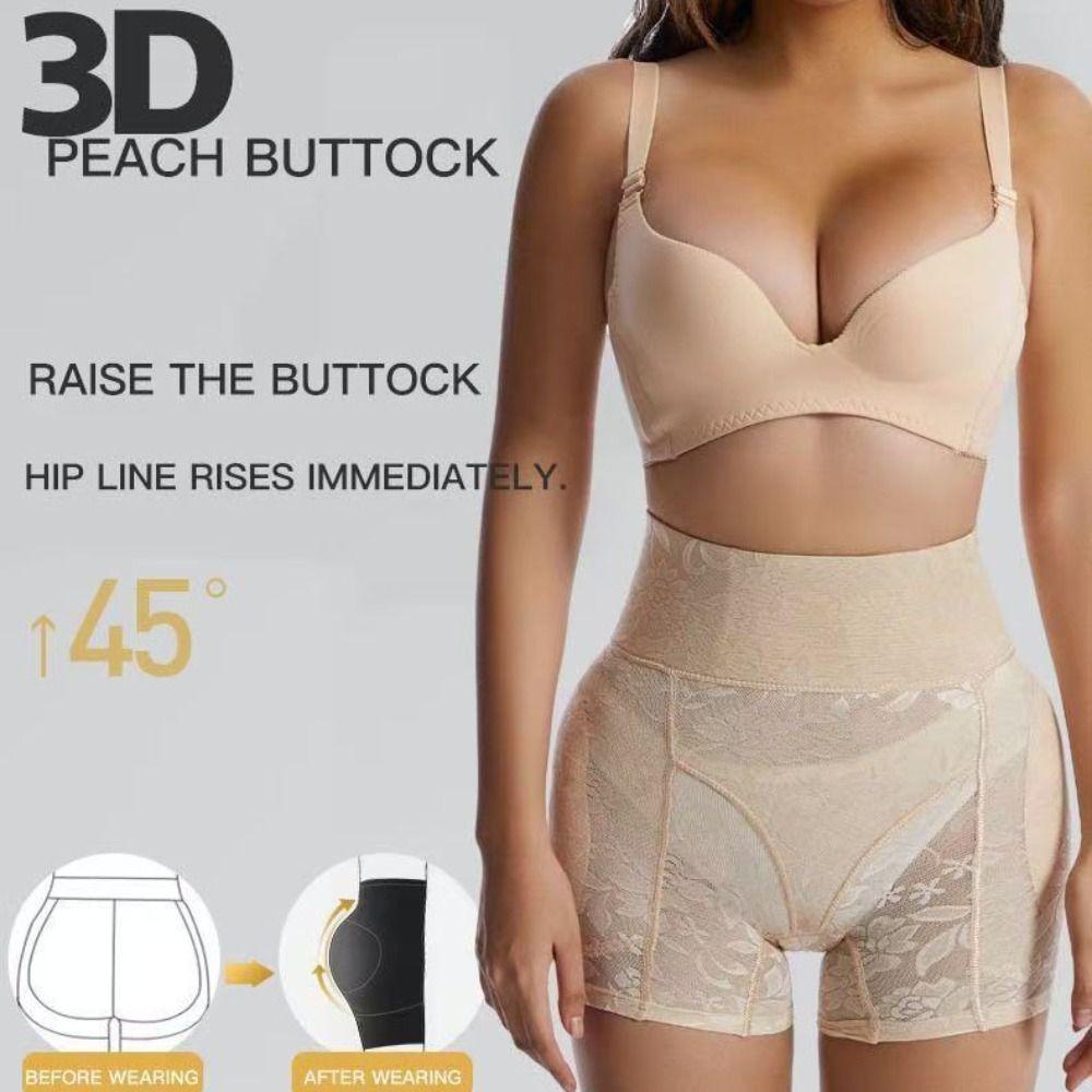 Lace Mesh Slimming Shapewear with Pads High Waist Body Shaping Panties  Ladies