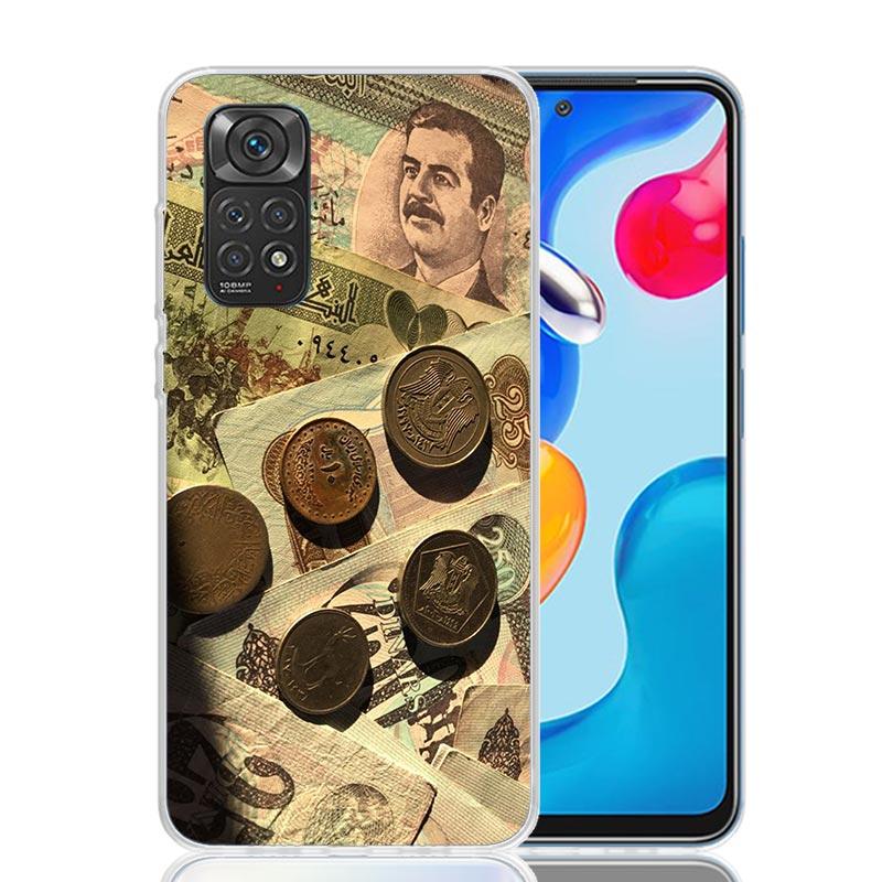 Etui Fashion Saddam Hussein Iraq Arabic Phone Case For Xiaomi Redmi Note 15 14 13 12S 12 Pro Plus 11S 11E 11 11T 10S 10 Art Soft