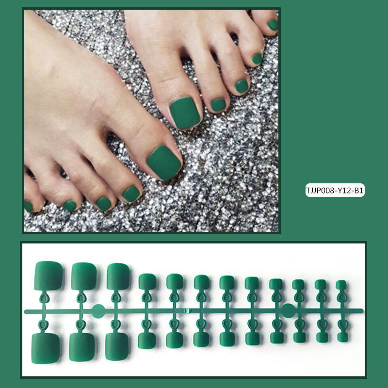 

24 шт./компл. DIY быстрые ногти, однотонные матовые ногти на ногах, накладные ногти, разноцветные полоски, готовый маникюр, маникюр