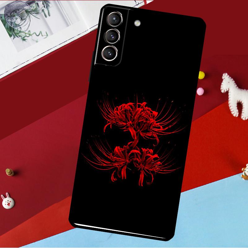 Lycoris Radiata Flower Funda For Samsung Galaxy S25 S24 S21 S22 S23 Ultra S9 S10 Plus S20 FE S25 FE Phone Case