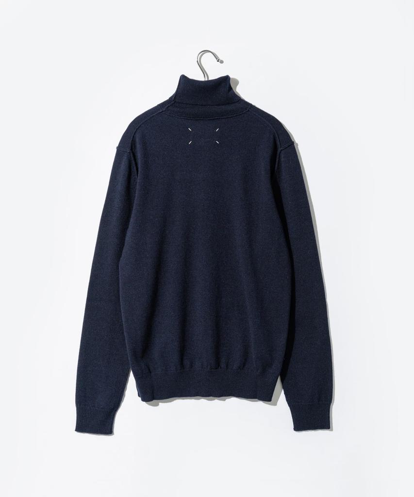 Maison Margiela Navy Sweater SI1HA0010 S17783 Men's [Used]