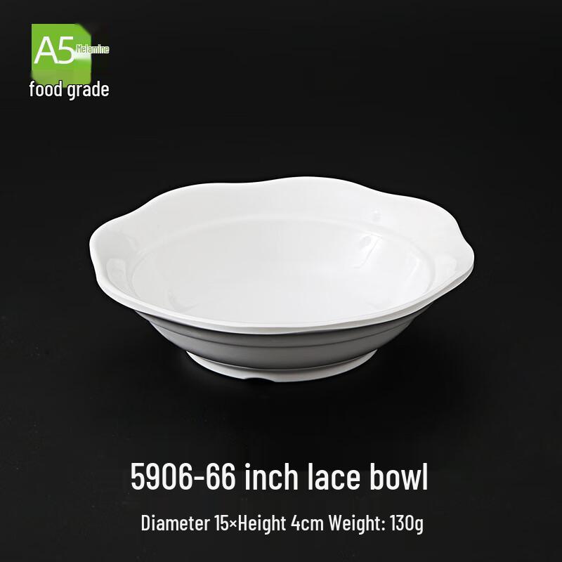 Xiyao A5 Melamine 6-inch Scalloped Dipping Dish