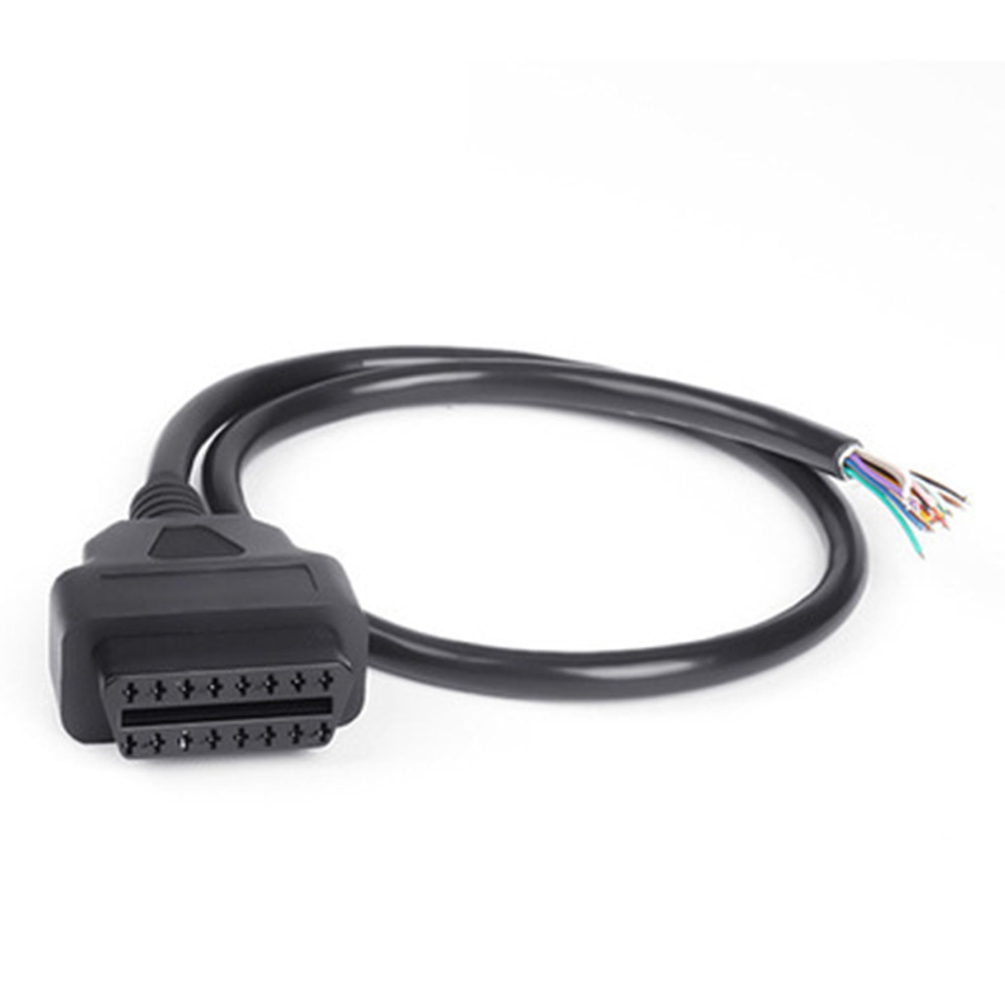 OBD-II 16 Pin to End Open Plug Wire Cable OBD2 60cm