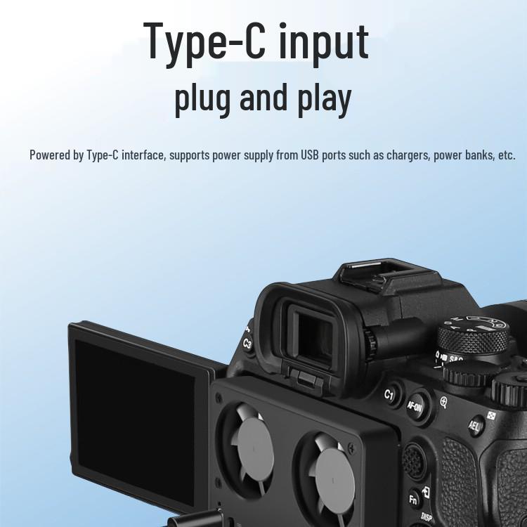 8-Bit Charm Camera Cooler CR02 Pro for ZVE1, A6700, A7C2, ZV-E10, ZV1, A7C Compatibility