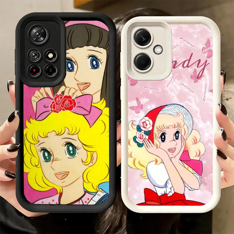 Anime Candy Candy Soft Phone Case for Xiaomi Poco X7 X6 X5 Pro X4 Gt X3 F7 Ultra M8 M7 Redmi 15C 15 14C 13 13C 12 12C 10 10C