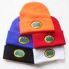 Mens Autumn Winter Hats Cute Printed Cosplay Embroidery Knitted Hat Woolen Cap Keep Warm Unisex Hip-hop Hats Female