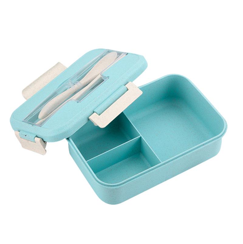Microwavable Wheat Straw Insulated Bento Lunch Box