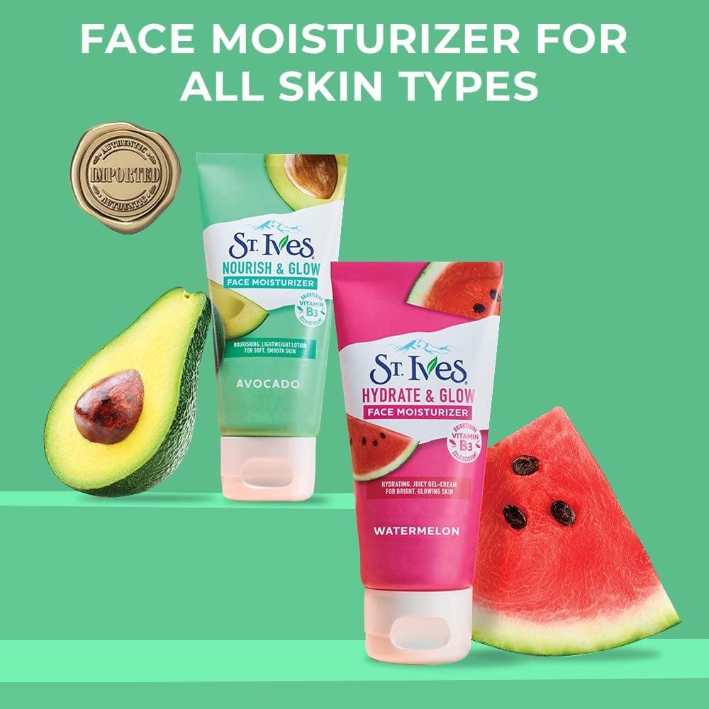 

улица. Ives Nourish Glow Увлажняющий крем для лица с авокадо, 3 унции