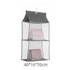 Dust-proof Multi-Layered Fabric Wall-Mounted Dormi Storage Ra Bag Hanging Organizer Closet Storage Bag for Bedroom Organization