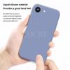 For iPhone 16e Case Liquid Silicone Protector Case For iPhone 16 E Cover TPU Rubber Phone Protector Cover For iPhone 16 E Case