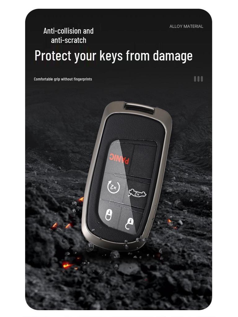 Chrysler 300C Metal Key Case: Protective Shell for Models 1213-1415-16