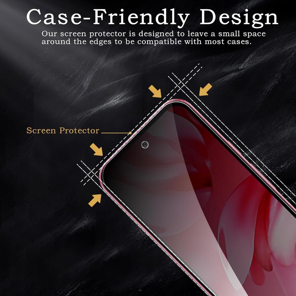 [2 Pack] Film Anti-Spy Privacy Screen Protector Tempered Glass+ [2 Pack]Camera Lens Protector For Google Pixel 9A