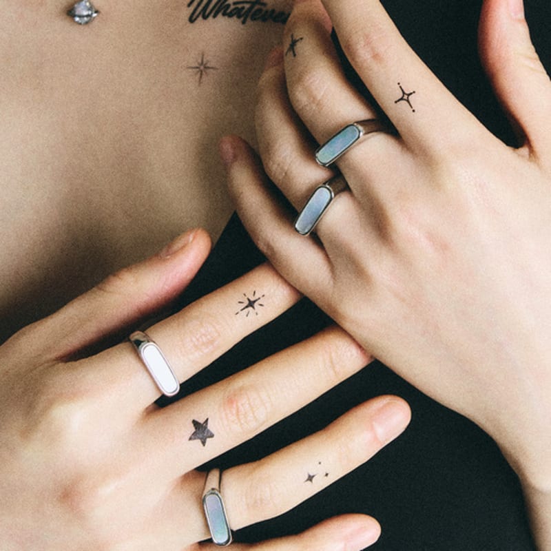 

SCALETTO SBW022 Flat aurora steel ring No. 5