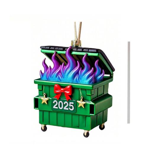 Acrylic Pendant Advent Calendar Box 24-Day Countdown Christmas Decoration Multifunctional Holiday Decor for Kids' Rooms Houses Cars