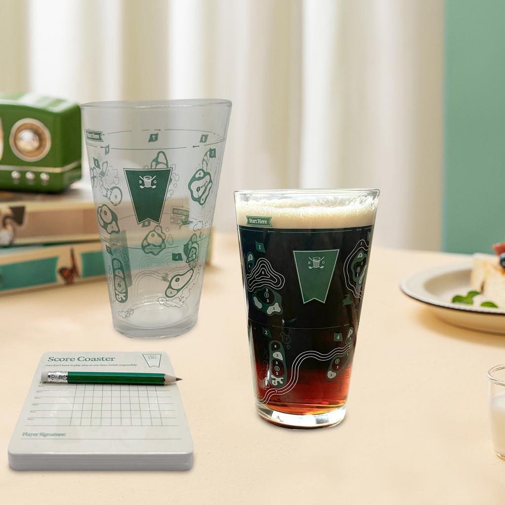 9jamkové golfové hřiště Sklenice na pivo, Vtipné vánoční dárky pro milovníky golfu 1ml