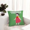 Heidi The Girl Of The Alps Pillowcase Printing Polyester Cushion Cover Decoration Pillow Case Cover Bed Dropshipping 45*45Cm