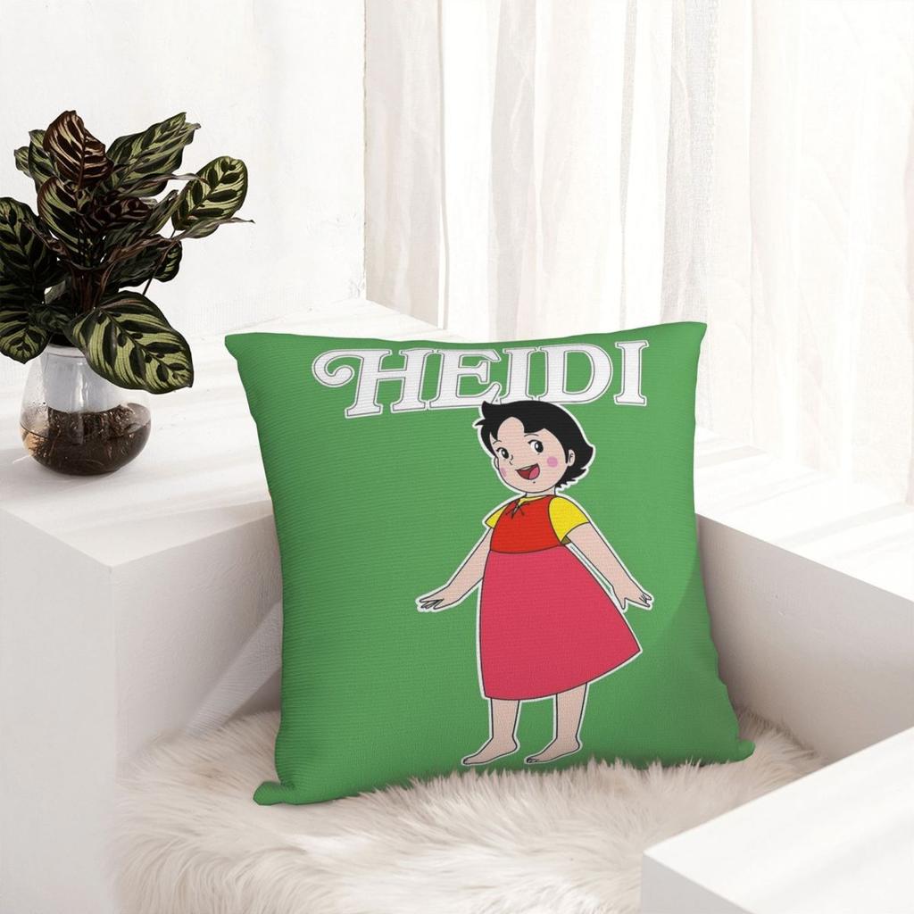 Heidi The Girl Of The Alps Pillowcase Printing Polyester Cushion Cover Decoration Pillow Case Cover Bed Dropshipping 45*45Cm