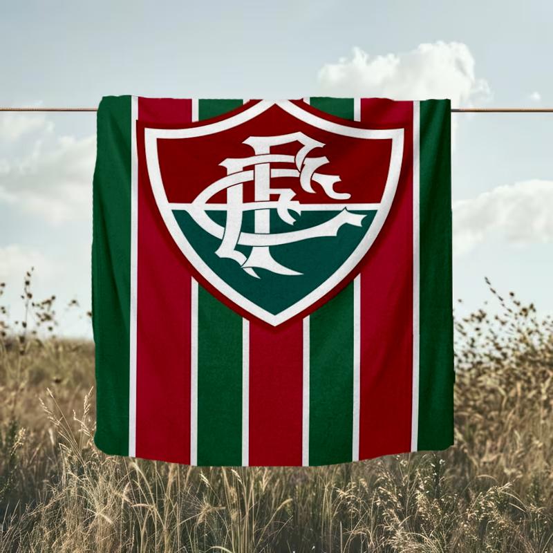1PC Flumi-nense Football Club  Printed Soft Flannel Blanket Throw for Adult Bedroom Living Room Sofa Camping Travel Fan gifts Christmas Gifts
