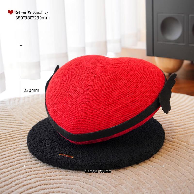 Red Heart Cat Scratching Post