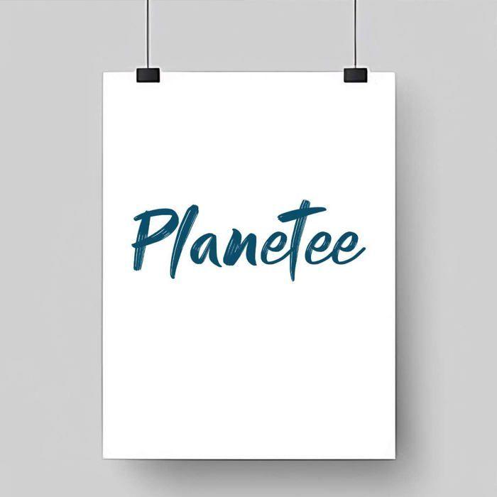 Affiche / Poster - PLANETEE - Padel Sunset Femme - A4 - Contemporain - Idée cadeau pour joueuse de padel