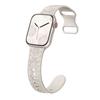 Engraved Strap for Apple watch band 45mm 44mm 42mm 49mm 40mm 41mm Silicone Bracelet Correa iWatch Series 8 9 7 6 5 4 3 Ultra SE