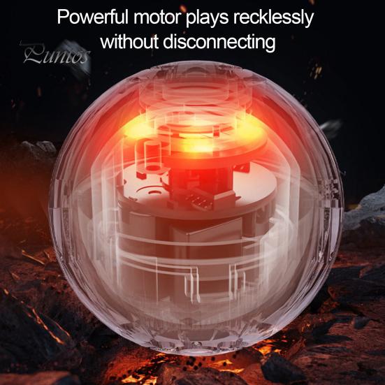 Automatic Moving Pet Ball Jumping with LED Light Boredom Stress Relief Smart Interactive Cat Dog Shaking Toy USB Rechargeable Electric Supplies