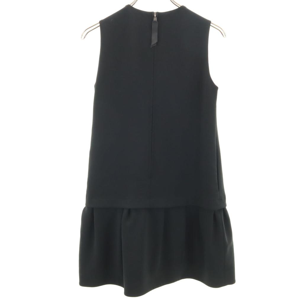 Daisy Lin Made In Japan No Sleeve Mini Dress 38 Black Foxy Women Used