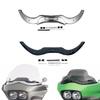 Motorcycle Windscreen Windshield Trim For Harley Touring CVO Road Glide Models Ultra Custom 2004-2013 Chrome Black
