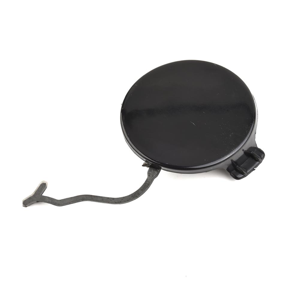 Bumper Tow Hook 5cm BLACK New Plastic Unpainted Front